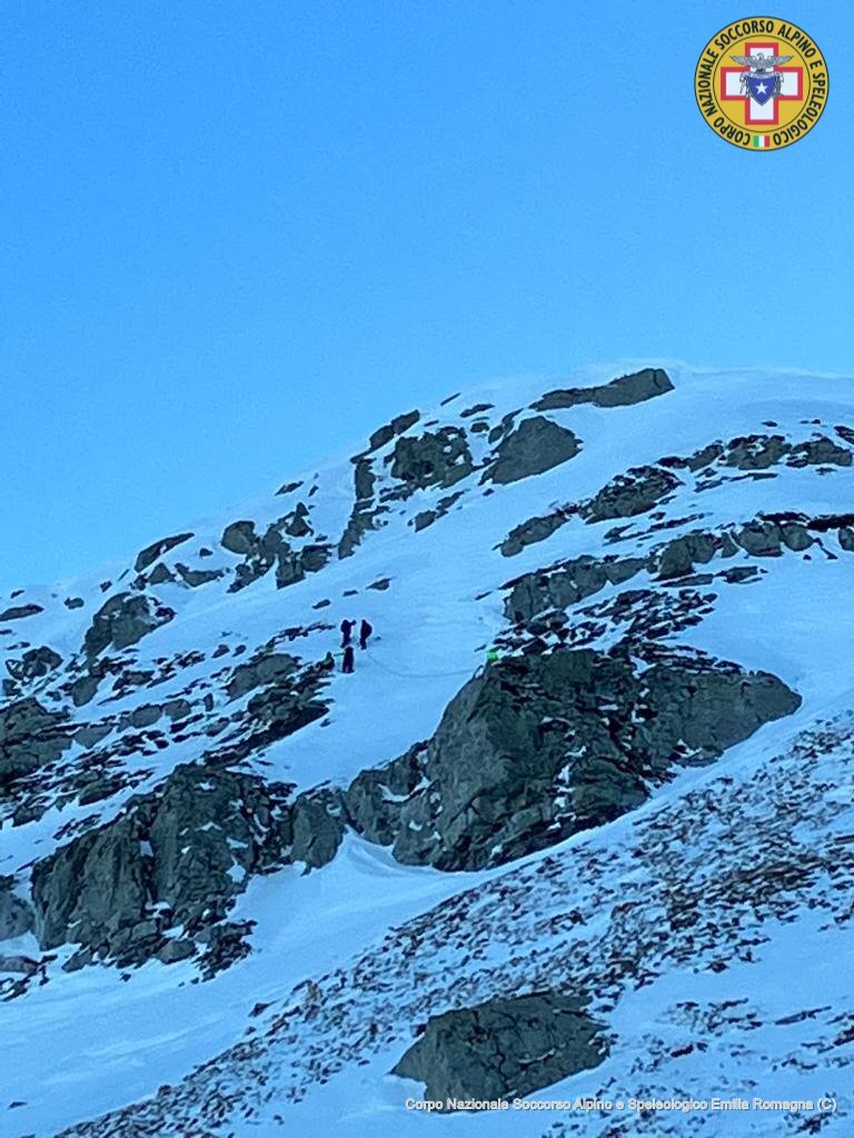 15 febbraio 2023. Monte Cimoncino (MO). Soccorsi escursionisti in difficolt&agrave;
