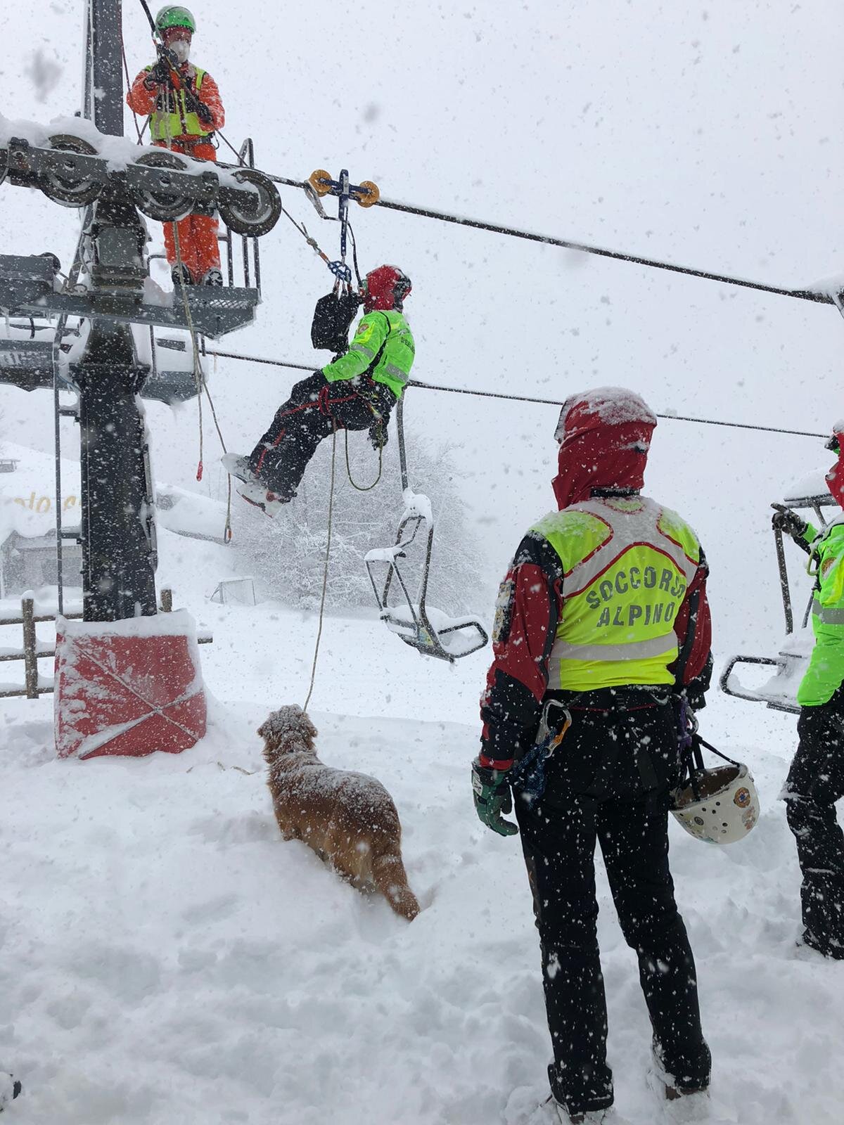 Condizioni meteo proibitive per elevato rischio, non possibile riprendere le ricerche sul M. Caio (PR).