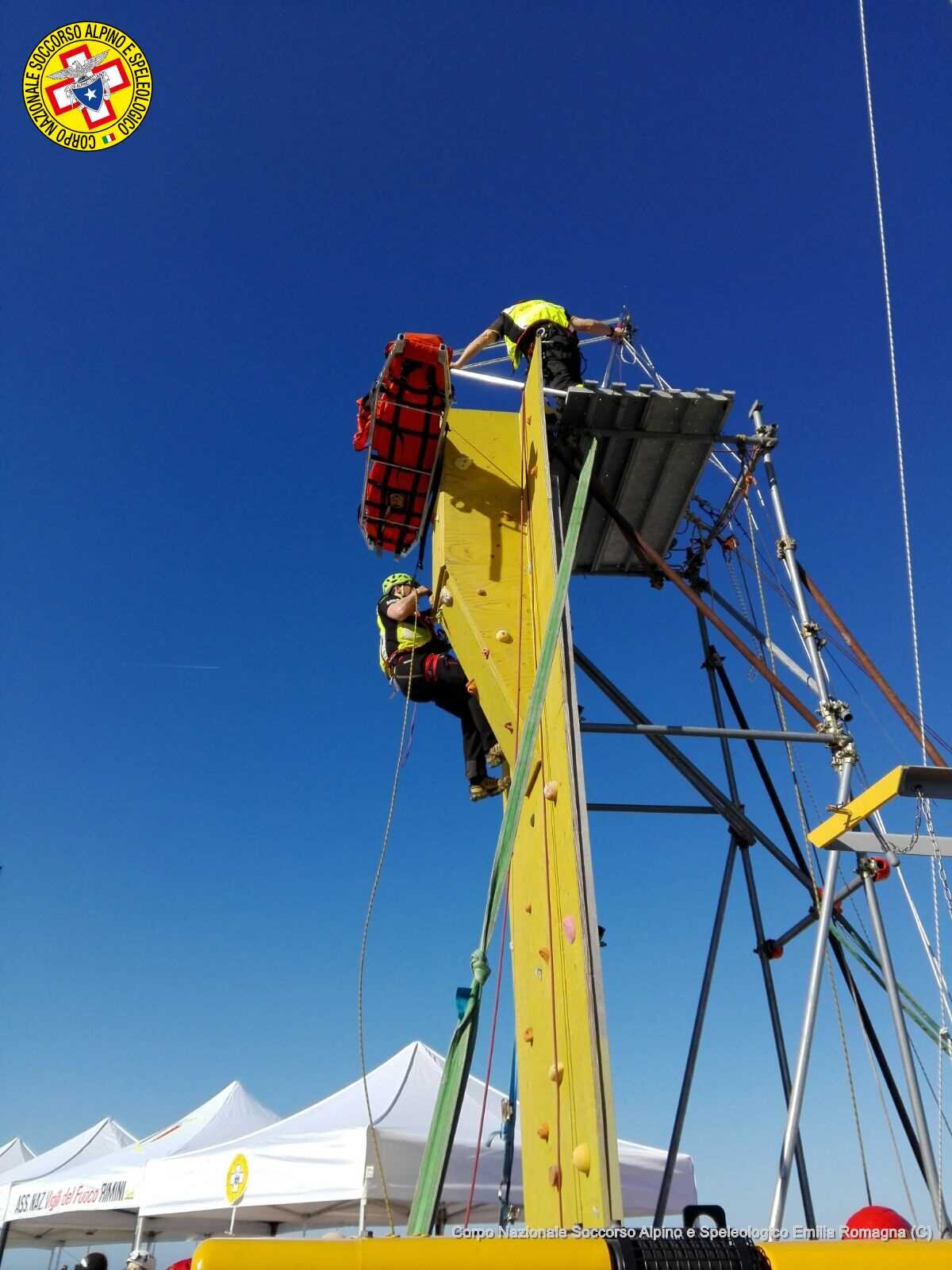 7 e 8 aprile 2018. RIMINI: anche quest'anno il Soccorso Alpino a EMERGERIMINI.