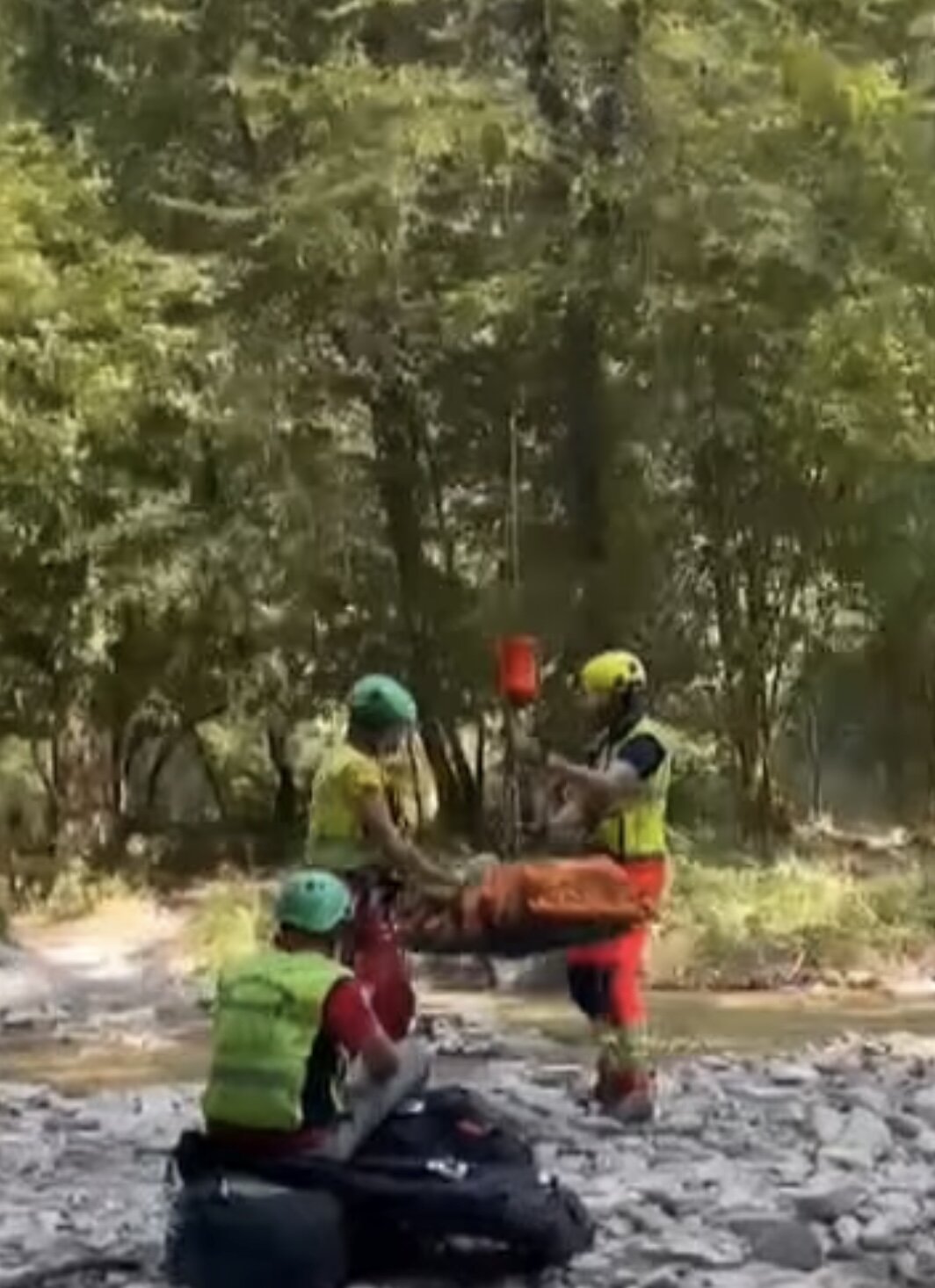 1 luglio 2025. Premilvuore (FC). Soccorso ragazzo con trauma del rachide.