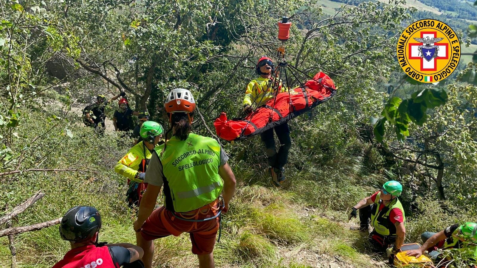 17 settembre 2023. Sassi di Rocca Malatina (MO). Soccorsa escursionista.