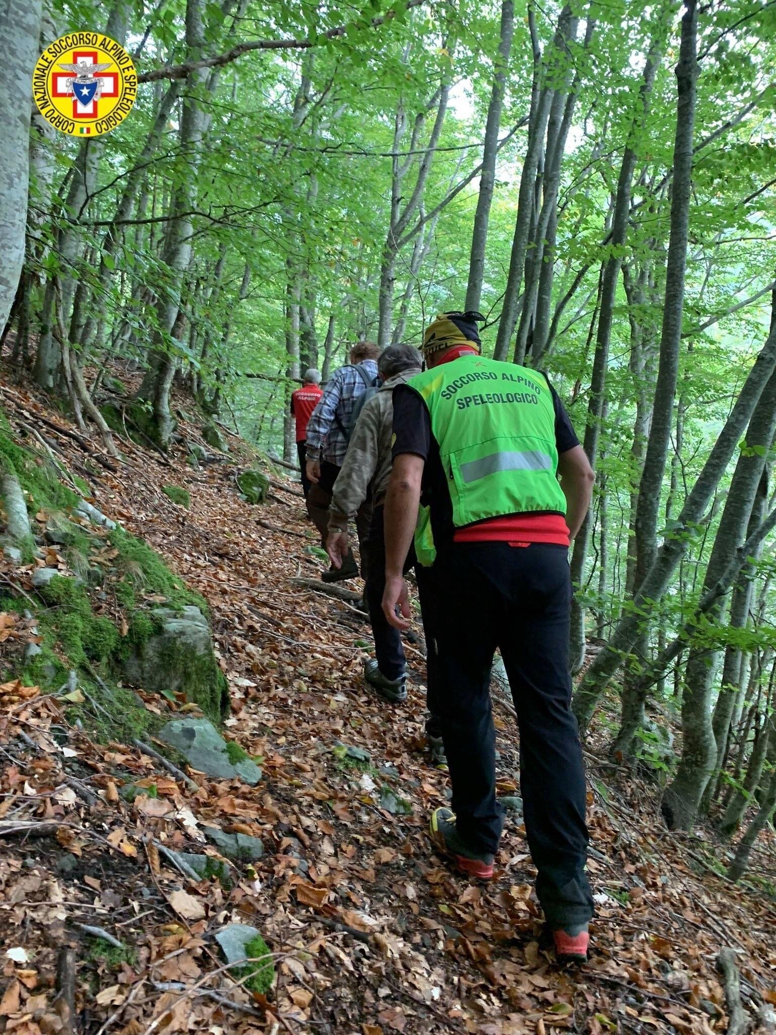30 settembre 2021. Albereto (PR). Perdono l&rsquo;orientamento mentre cercano funghi.
