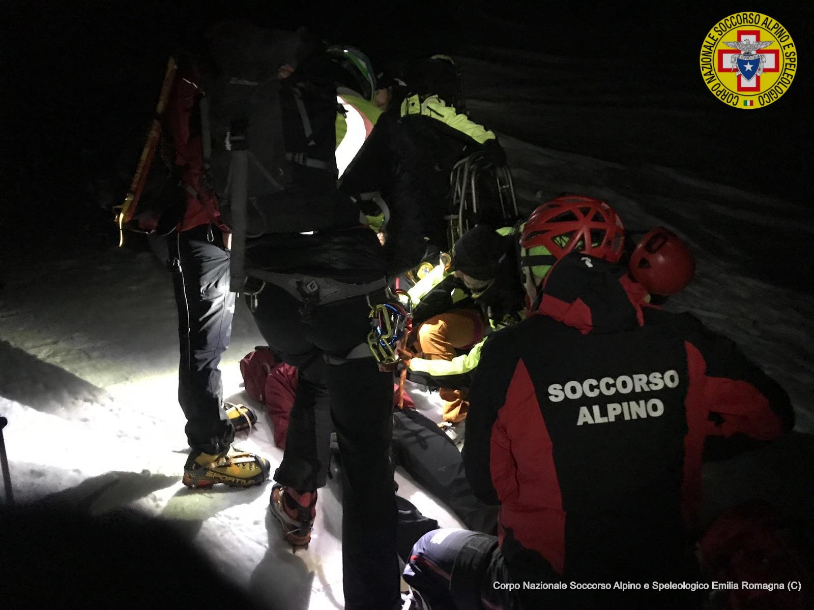 23 febbraio 2019. Monte Cusna (RE). Soccorsi due escursionisti di cui uno ferito, intervento dell'elicottero dell'aeronautica Militare