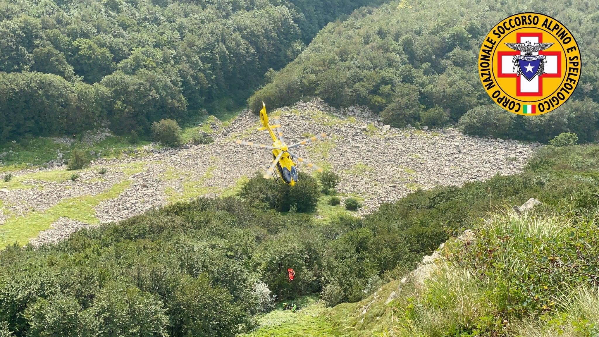 10 agosto 2024. Alpe di Succiso (RE). Escursionista precipita in un canalone.