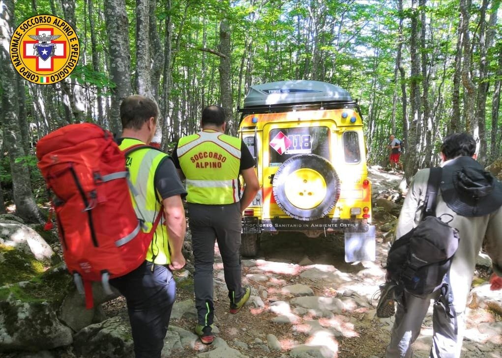 6 agosto 2019. Escursionista soccorsa sul sentiero per il lago Baccio (MO)