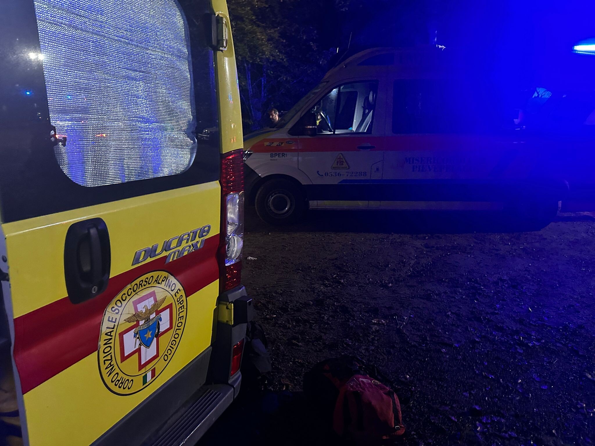 26 marzo 2025. Pian di Stura (San Benedetto in Alpe - FC). Soccorsa persona in difficolt&agrave;.