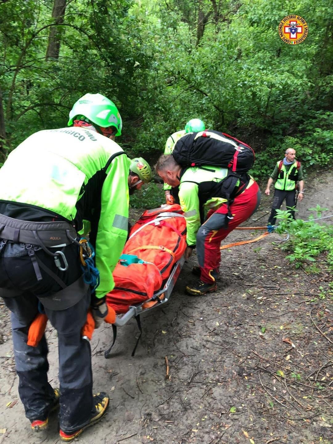 12 ottobre 2024. Lamaccione (Sestola - MO). Soccorsa escursionista.