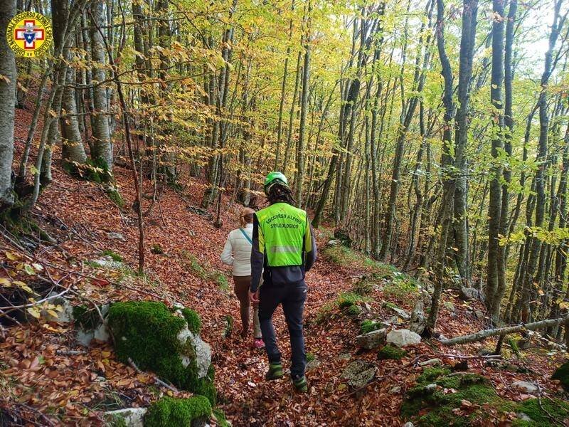 24 ottobre 2021. Monte Carevolo (Ferriere - Pc) Escursionisti perdono l'orientamento.