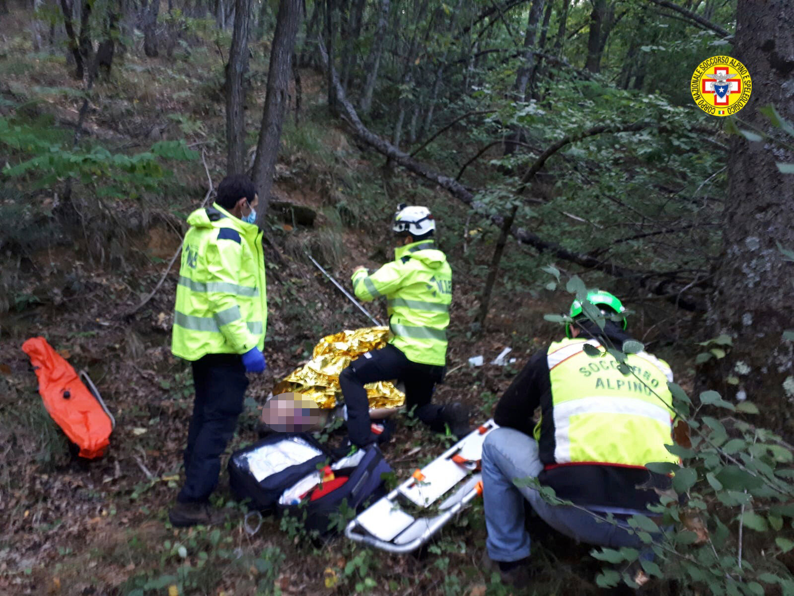 25 settembre 2020. Monghidoro (BO): Cade procurandosi un trauma mentre cerca funghi.