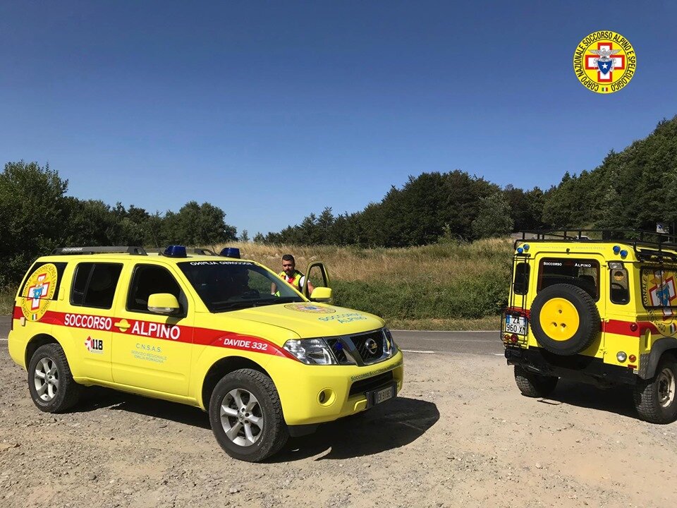 16 agosto 2019. Vaestano (Palanzano-Pr). Scivolata per un'escursionista nel greto del torrente Enza.