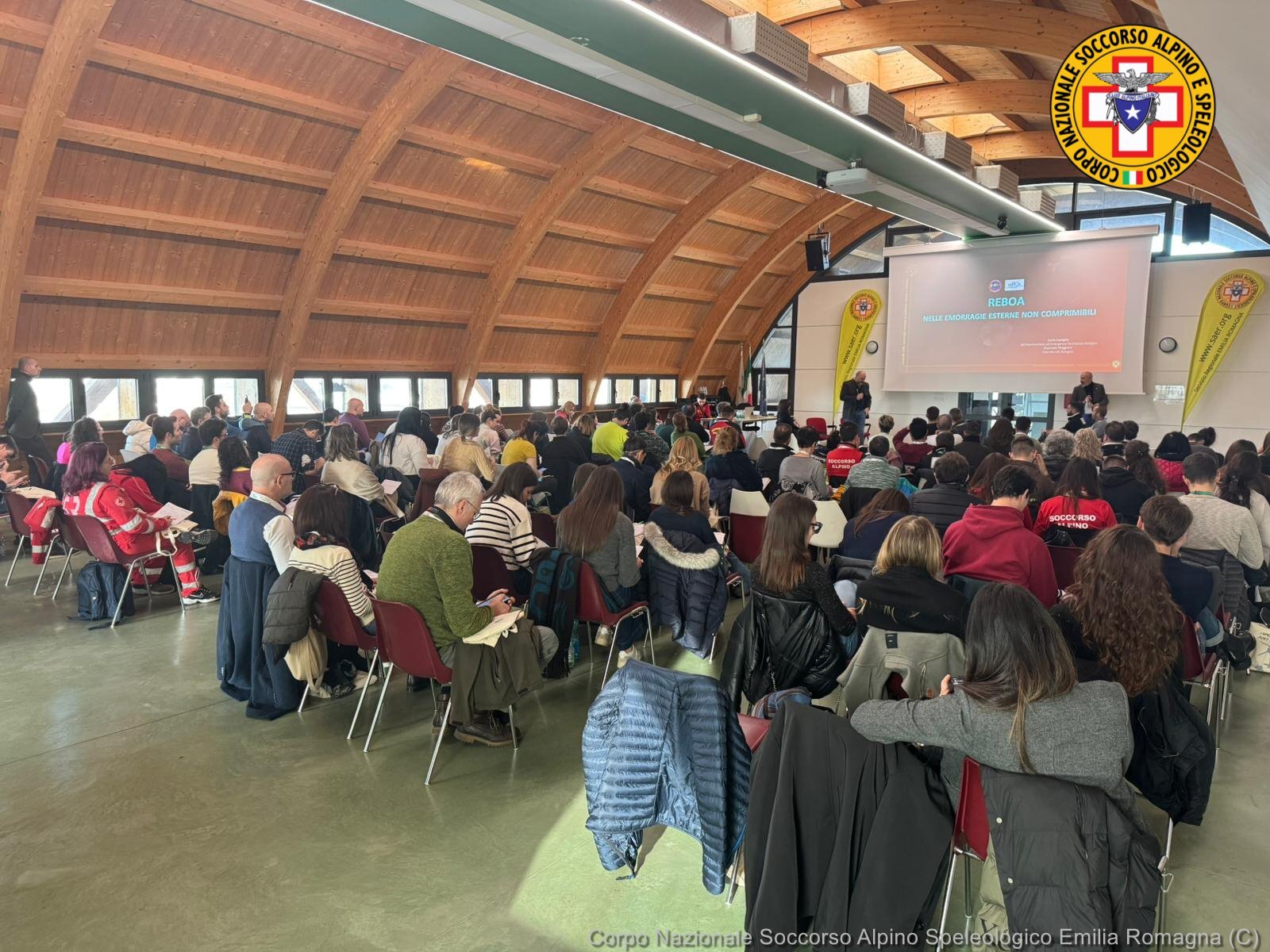 30 novembre 2024. Reggio Emilia. Grande successo per la giornata dedicata al "Controllo delle emorragie massive in ambiente remoto e montano".