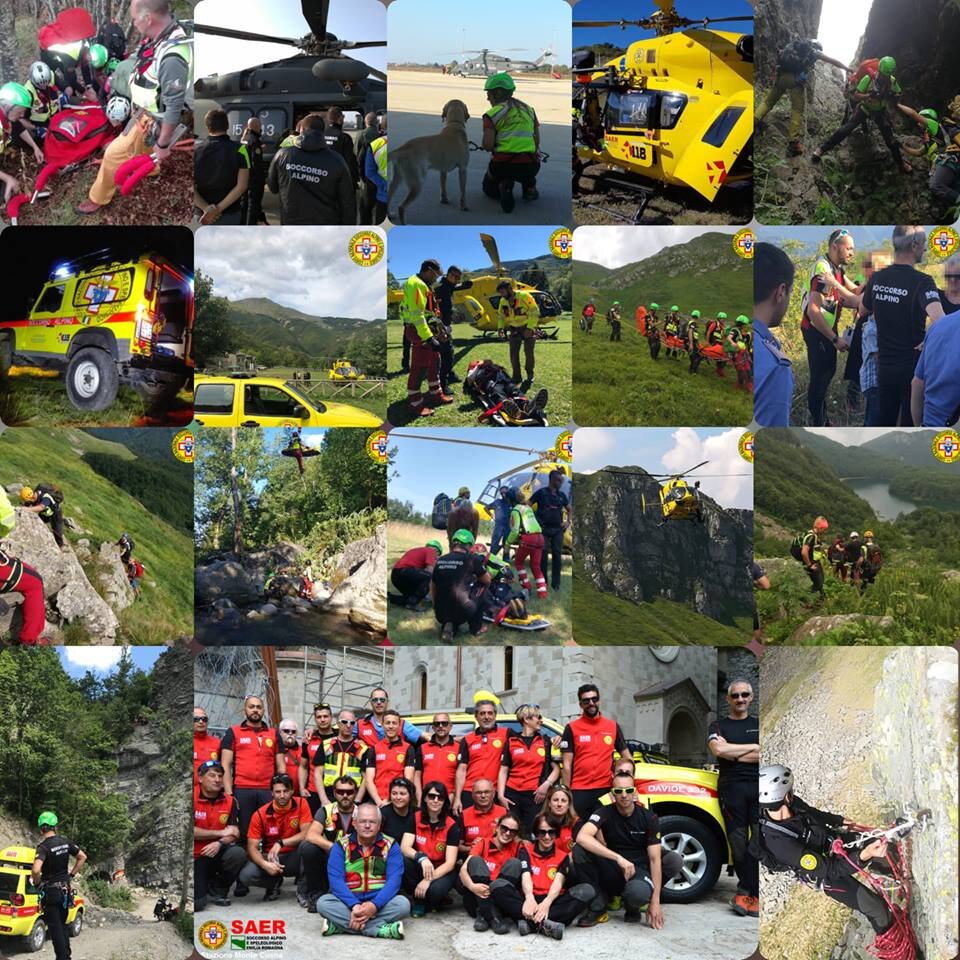 I numeri del Soccorso Alpino e Speleologico Emilia Romagna.
