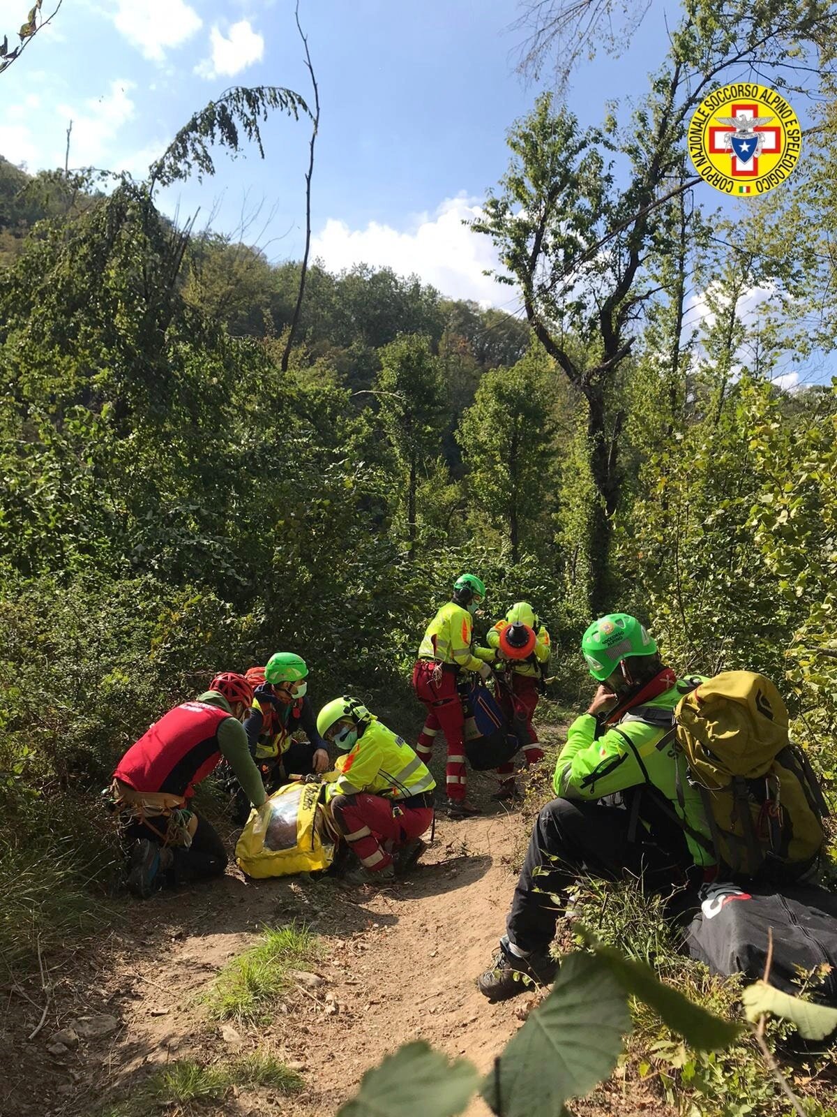 27 settembre 2020. Carpineti (Re). Cade con il quad