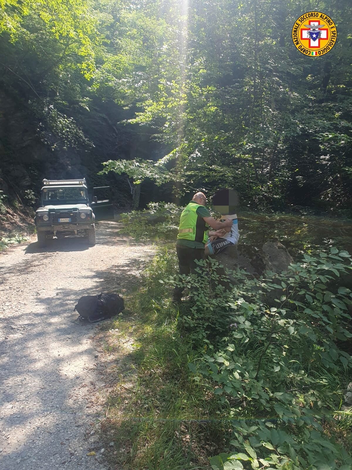 16 agosto 2025. Bagno di Romagna (FC). Soccorsa escursionista.