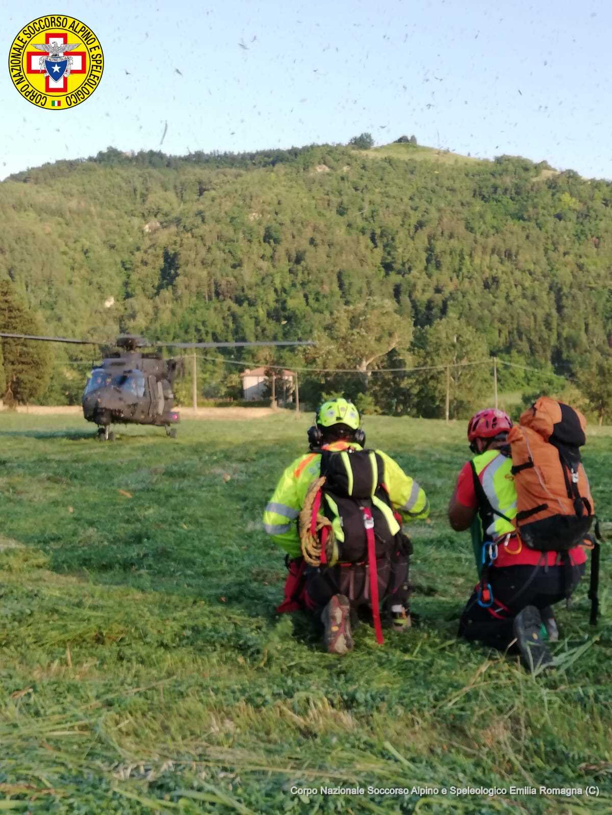 17 - 19 giugno 2018. Dovadola (FC). Ricerche continue per rintracciare un uomo scomparso