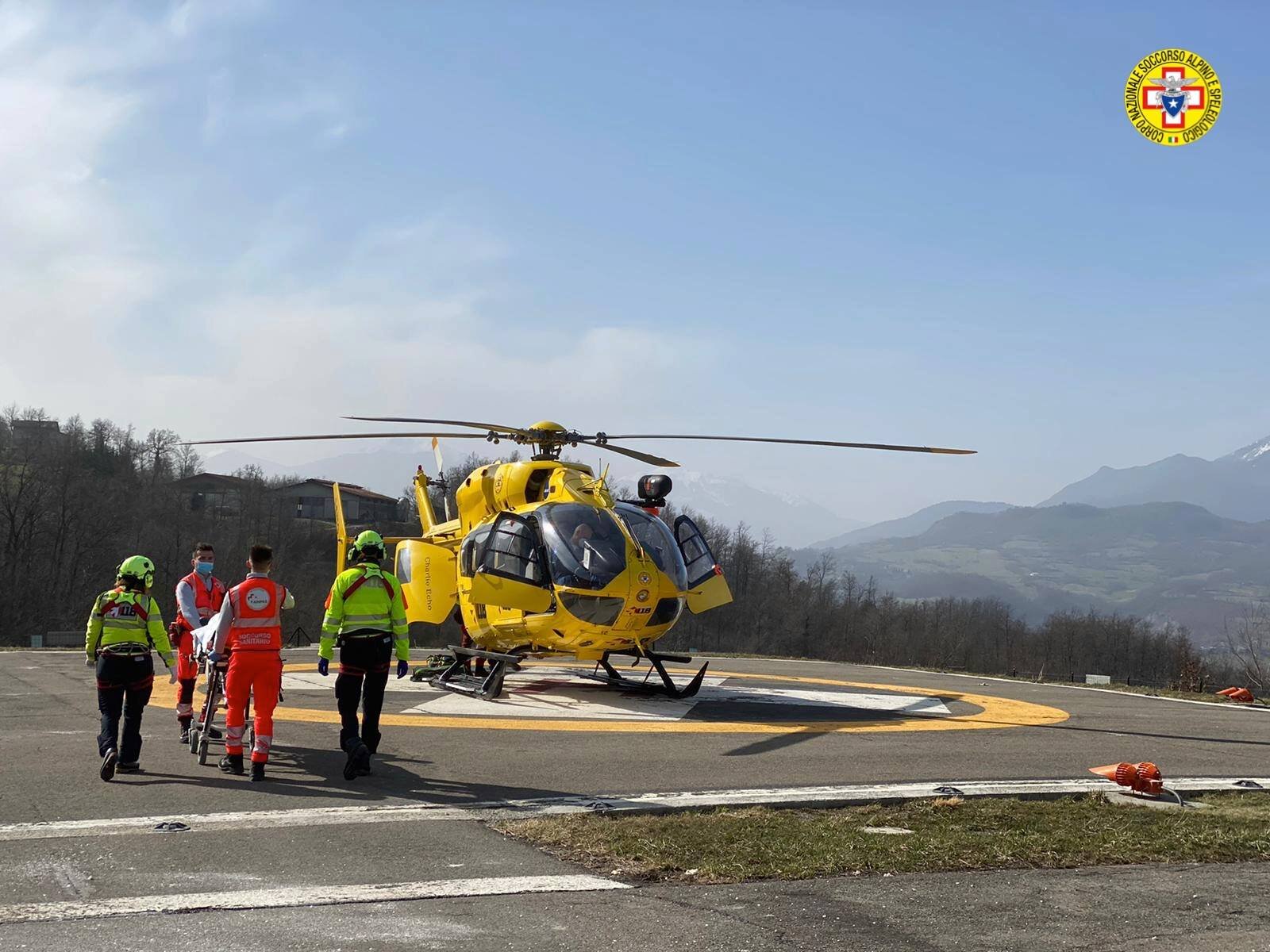 27 febbraio 2021. Bismantova - Castenovo n&egrave; Monti (RE). Climber accusa malore