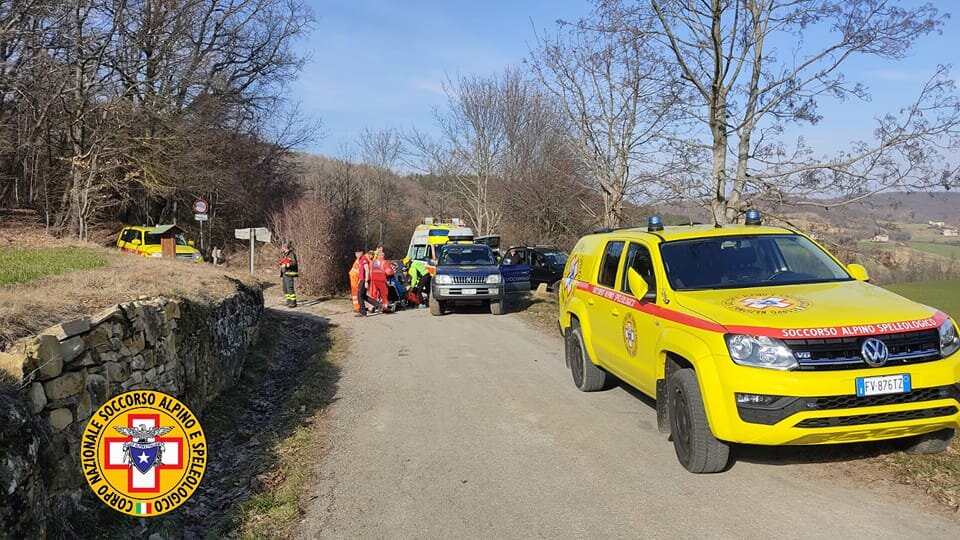 2 giugno 2023. Brugnello - Marsaglia (PC). Soccorsa escursionista.