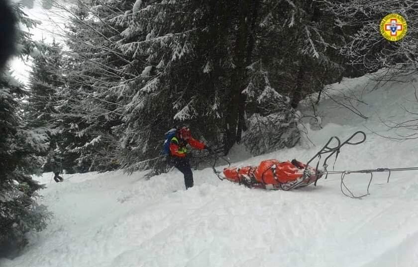 16 gennaio 2021. Campigna - Santa Sofia FC. Scivola in un canalone durante escursione.