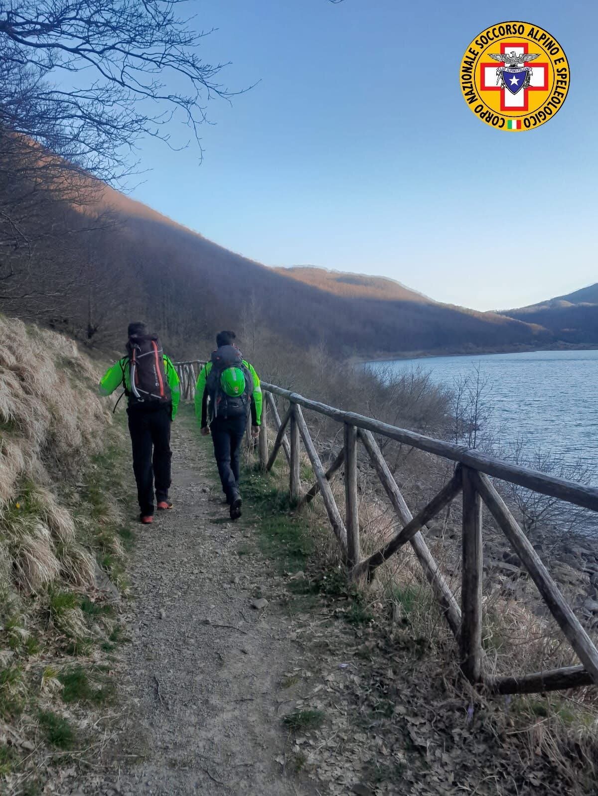 29 giugno 2025. Ridracoli (Santa Sofia -FC). Soccorsa escursionista in difficolt&agrave;.