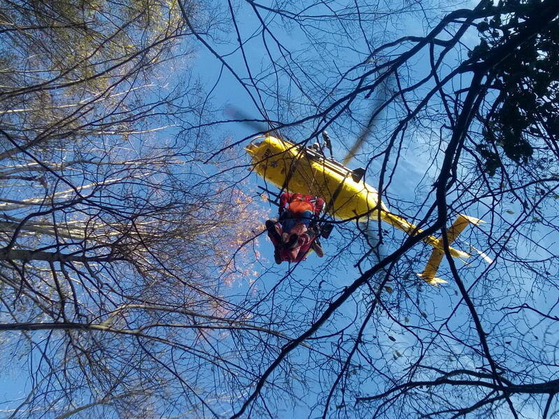 11 marzo 2020. Cade con la moto da enduro durante una gita tra i boschi di Rocca San Casciano (FC)
