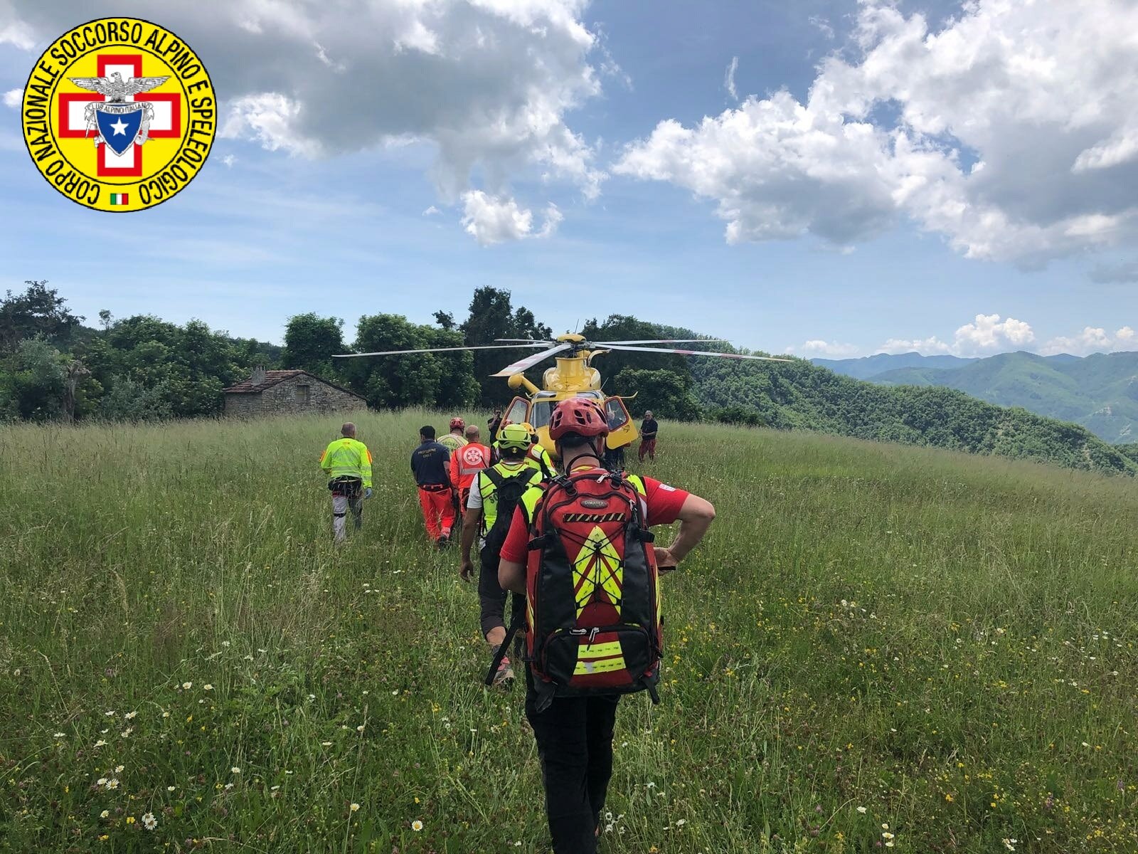 3 giugno 2018. Soccorso Biker che percorreva il Rally di Badia di Susinana.