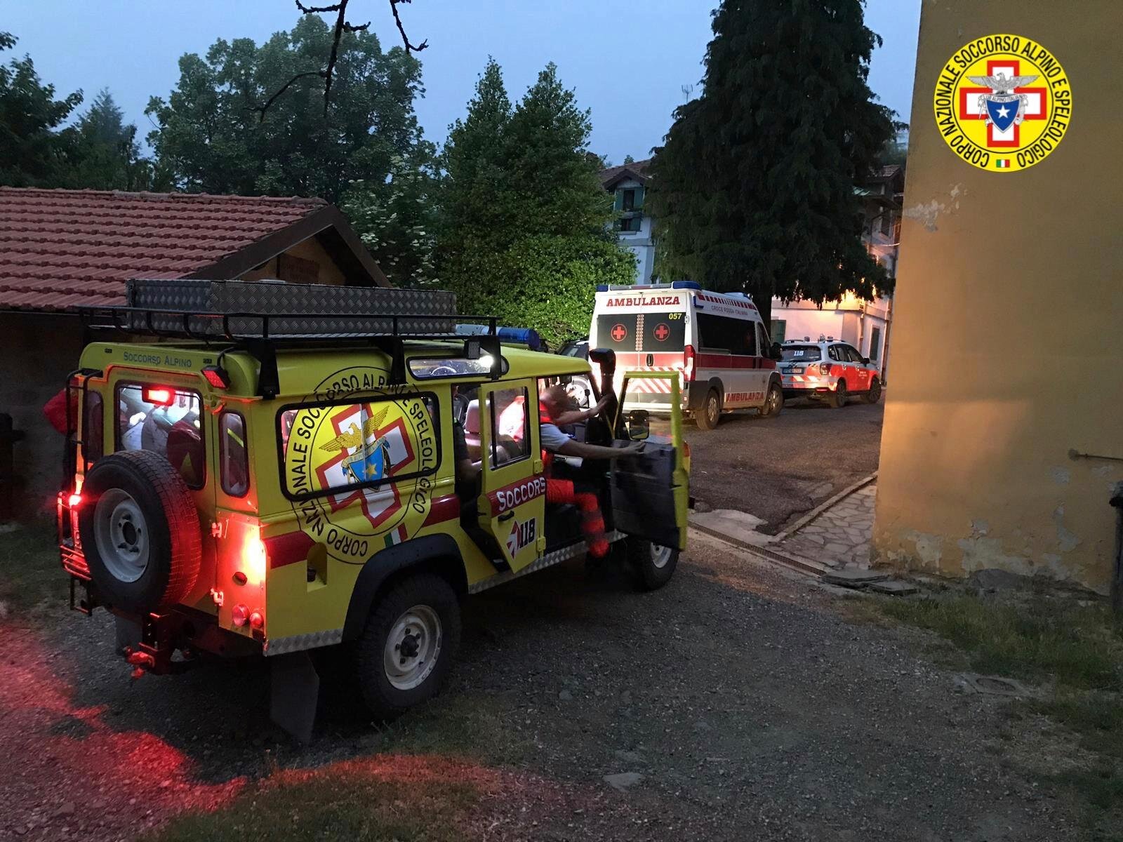 22 giugno 2019. Campigna (FC). Malore durante escursione, raggiunta dai tecnici del Soccorso LApino.