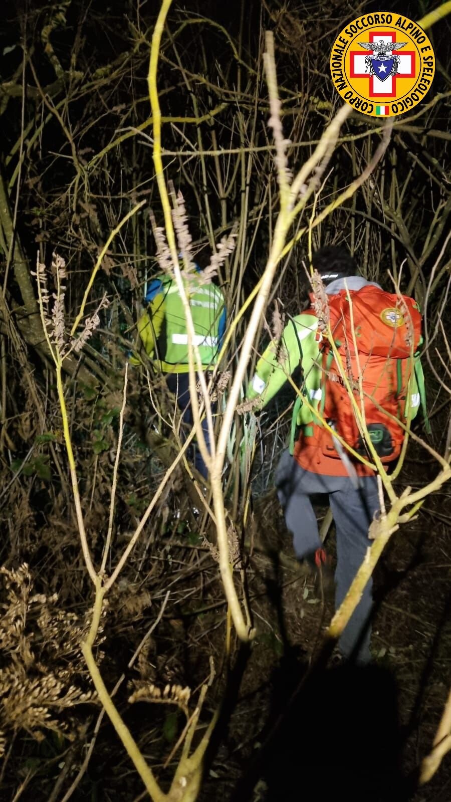 1 marzo 2025. San Benedetto in Alpe (FC). Soccorsa Famiglia di origine spagnola bloccata sul sentiero 409
