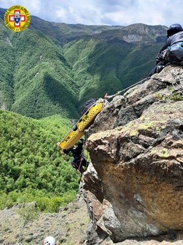 14, 15 e 16 maggio 2021. Bobbio (PC). Addestramento di Soccorso in Forra per i tecnici dell'Emilia Romagna