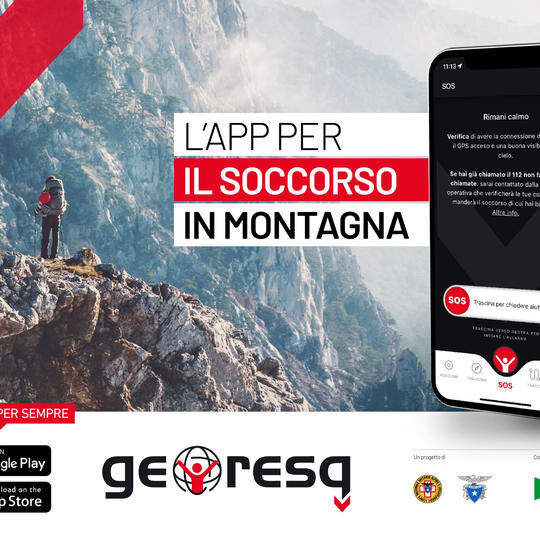 GeoResQ, l'app per il soccorso in montagna.