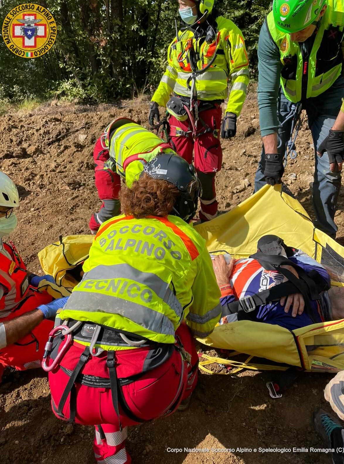 10 ottobre 2021. Gombio - Castelnovo n&egrave; Monti (RE). Cade durante escursione in moto.