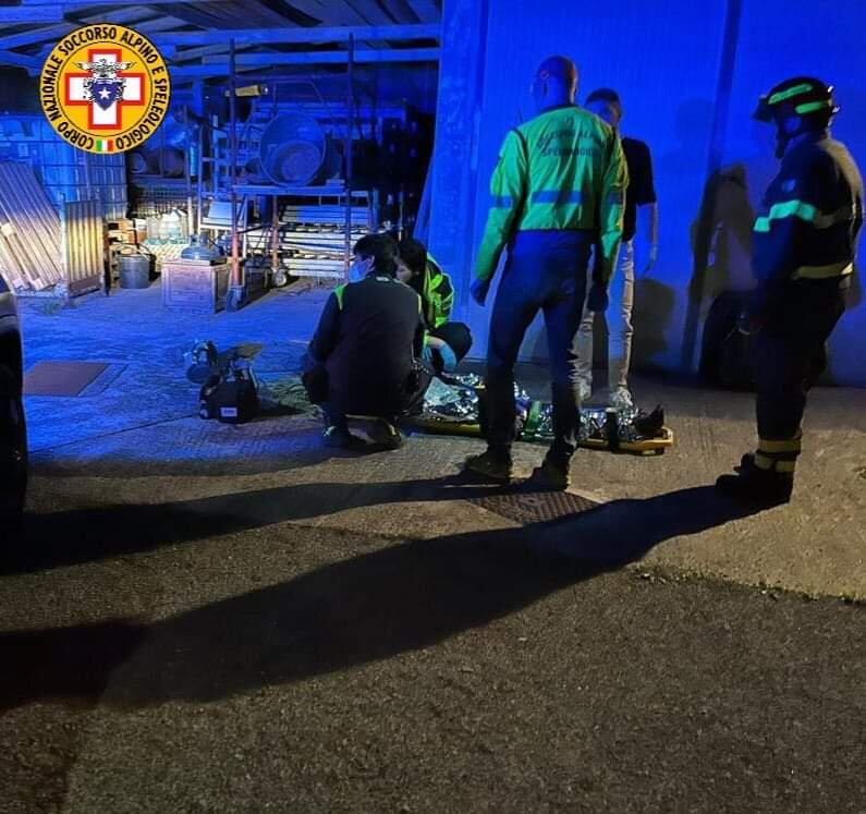 22 settembre 2023. Serramazzoni (MO). Precipita fuoristrada con l'auto.