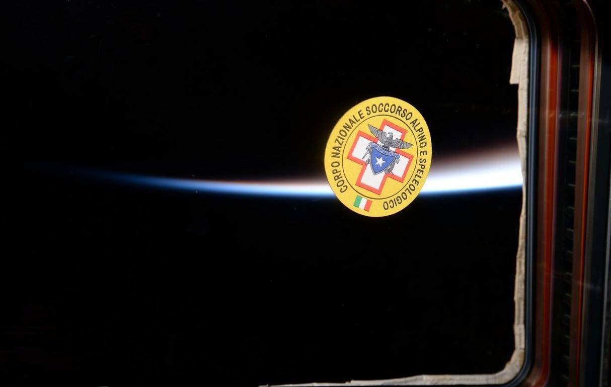 IL PATCH CNSAS a 400Km di altezza dalla terra sulla stazione spaziale internazionale ISS.
