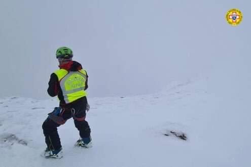 29 gennaio 2022. Scivola durante escursione.