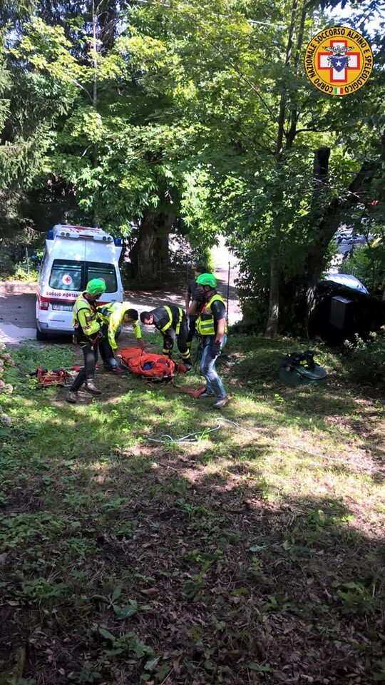 10 settembre 2019. Castelfranco Emilia (MO). Soccorso fungaiolo colto da malore