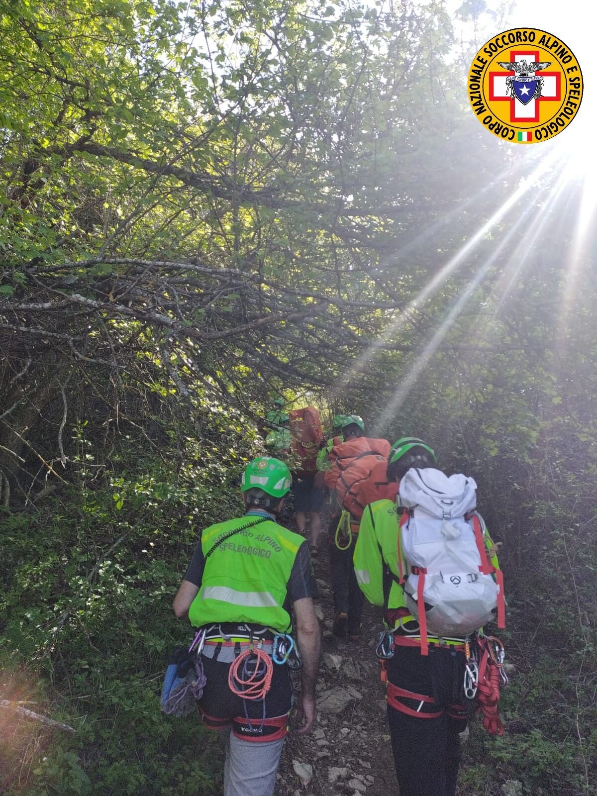 19 giugno 2025. Monte Ciapa (Ferriere - PC). Escursionista in difficolt&agrave;