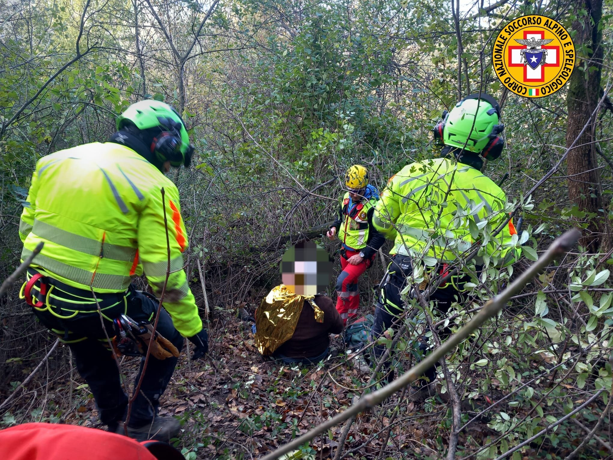 7 novembre 2024. Bazzano (BO). Soccorso Paleontologo scivolato in un calanco.