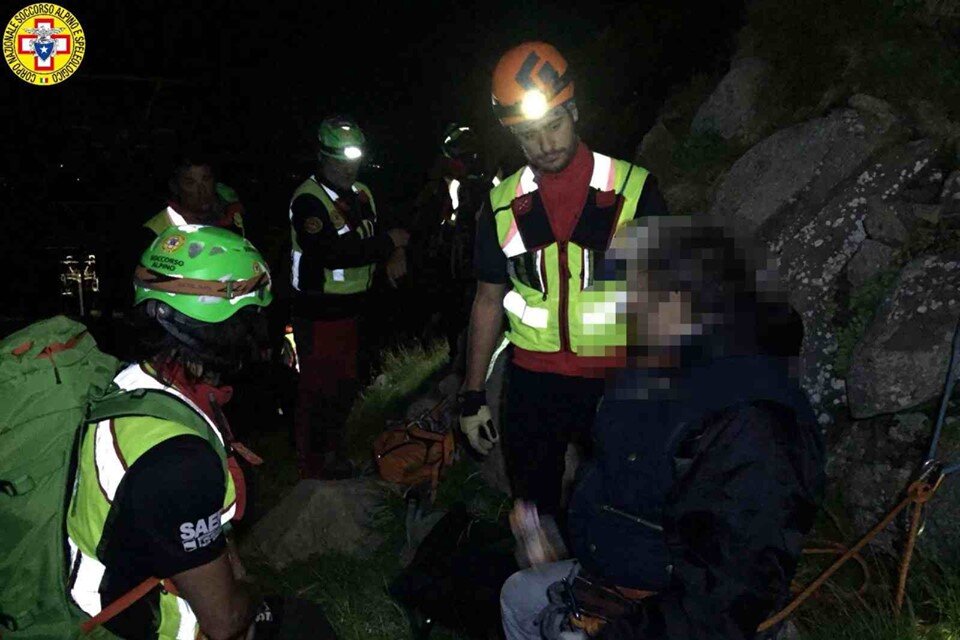 12 ottobre 2019. Si perdono sullo Spigolino a causa della nebbia.