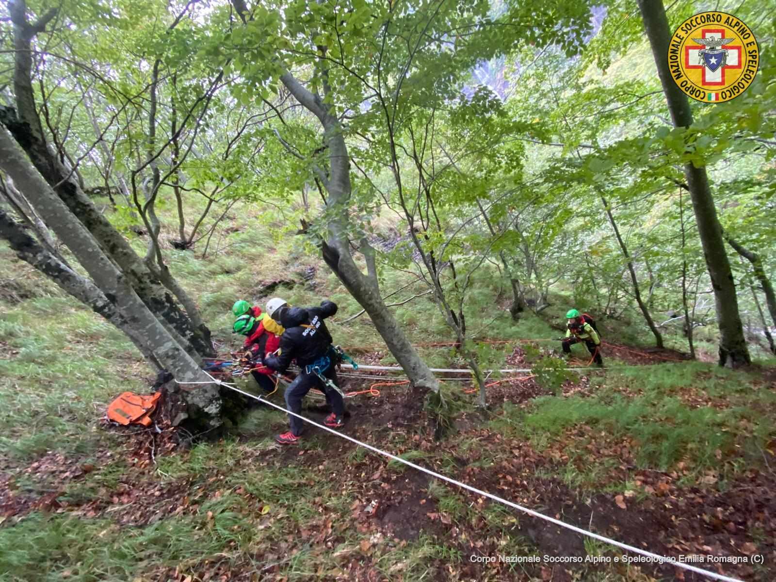 8 ottobre 2021. Ligonchio - Ventasso (RE). Individuato e recuperato il corpo senza vita del pensionato cercatore di funghi.