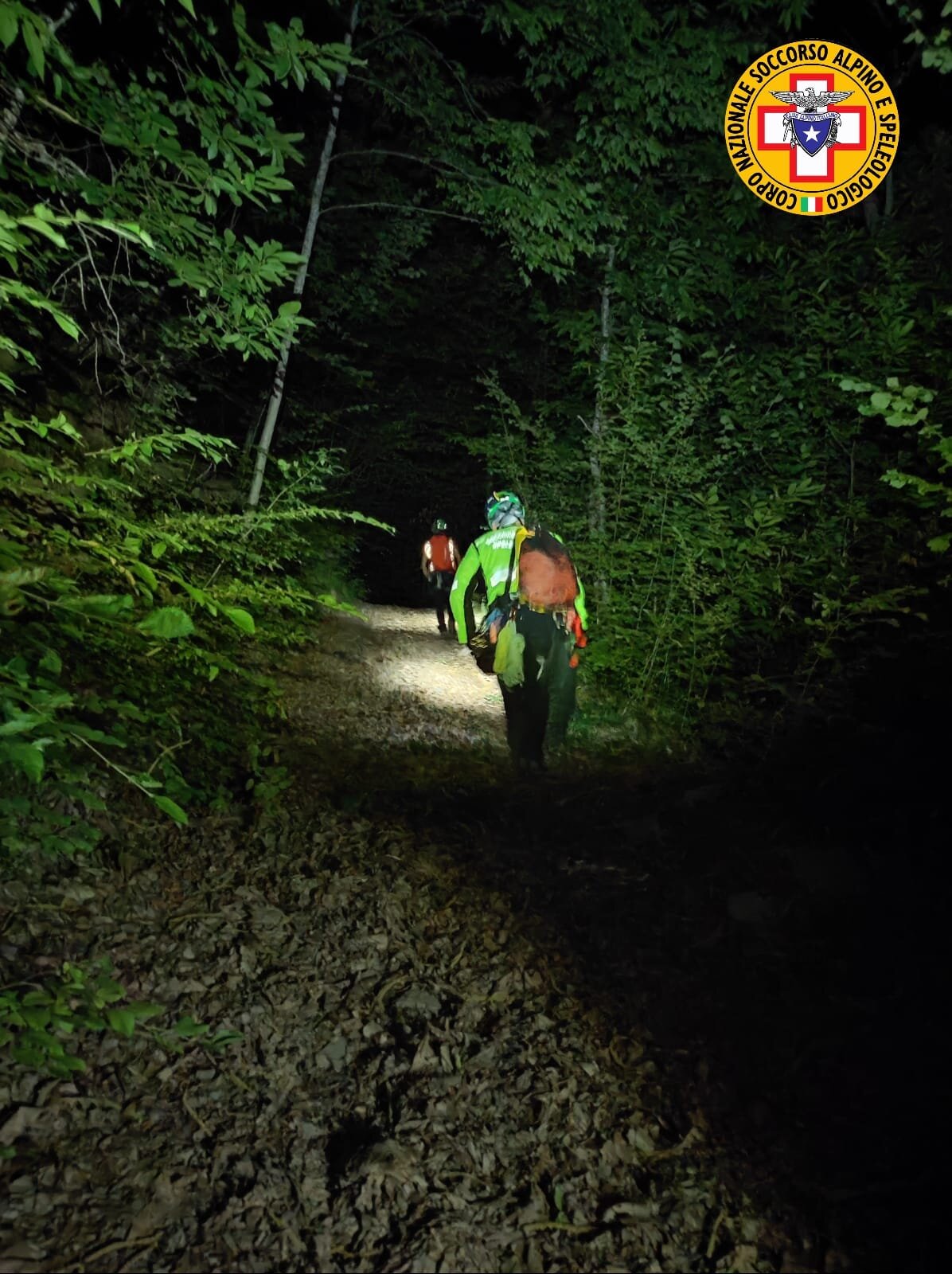 6 agosto 2024. Sant'Agata Feltria (RN). Recuperati scout con perdita di orientamento nel bosco.