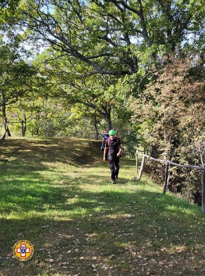 20 ottobre 2022. Veggio - Grizzana Morandi (BO). Cade durante passeggiata.