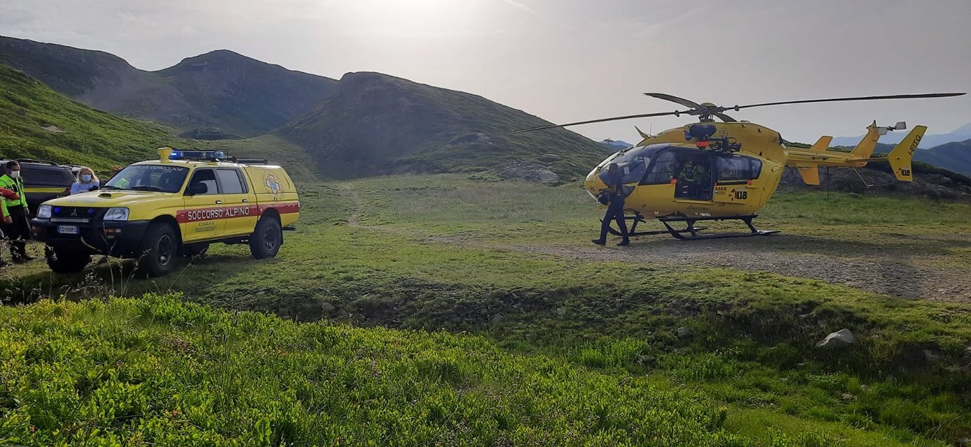 24 luglio 2021. Val di Luce (Mo/Pt) Escursionista infortunata.