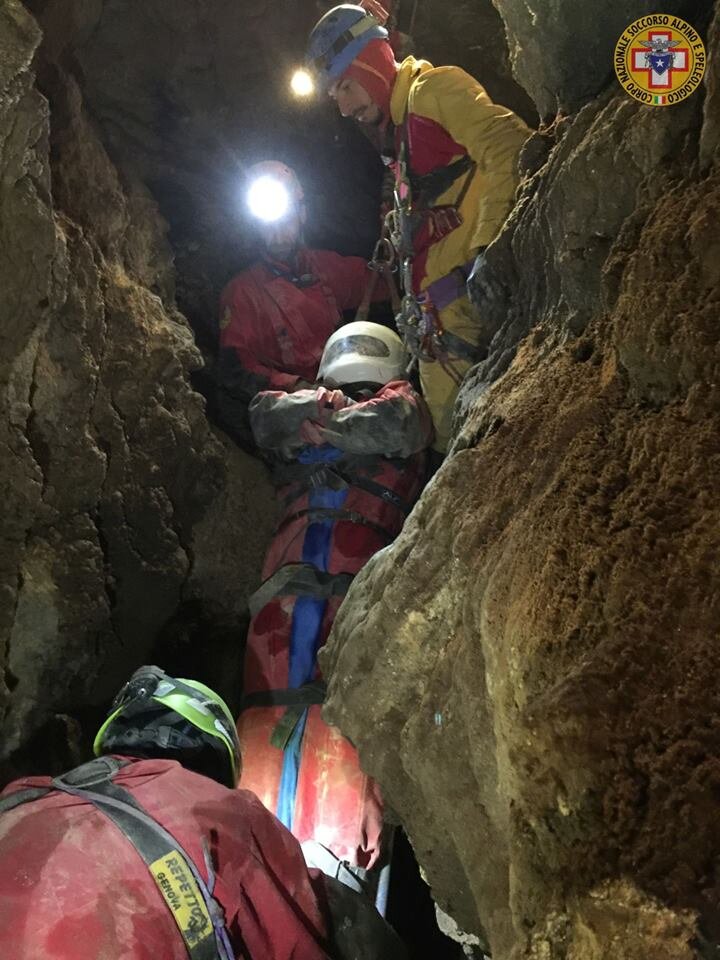27 e 28 gennaio 2018. Parco Regionale della vena del Gesso Romagnola. A SCUOLA DI SOCCORSO SPELEOLOGICO