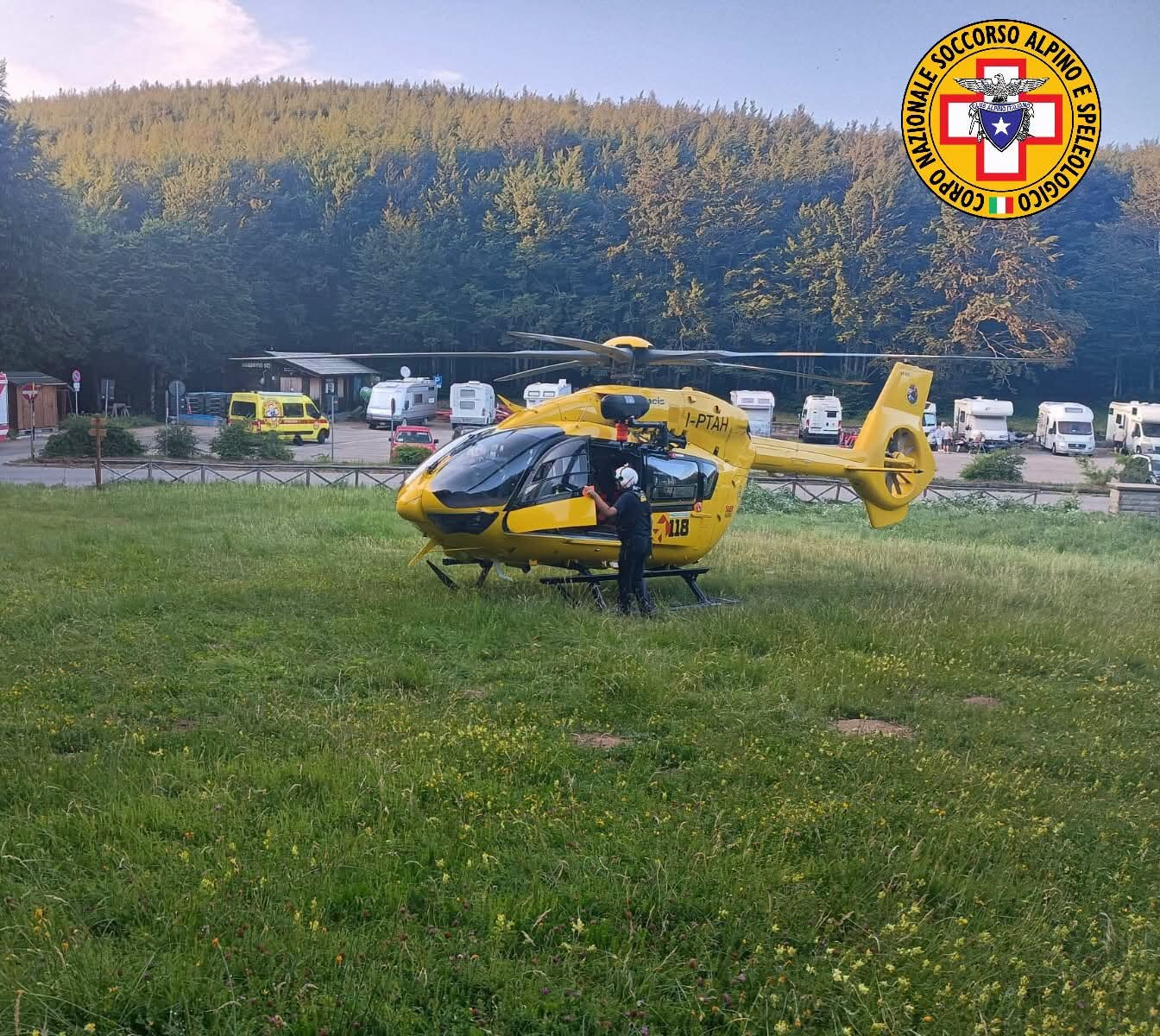 28 giugno 2026. Campigna (Santa Sofia - FC). Intervento impegnativo per i tecnici della Stazione Monte Falco.
