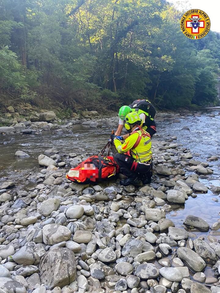 29 luglio 2023. Molino del Pallone (BO). Soccorso ragazzo infortunato.