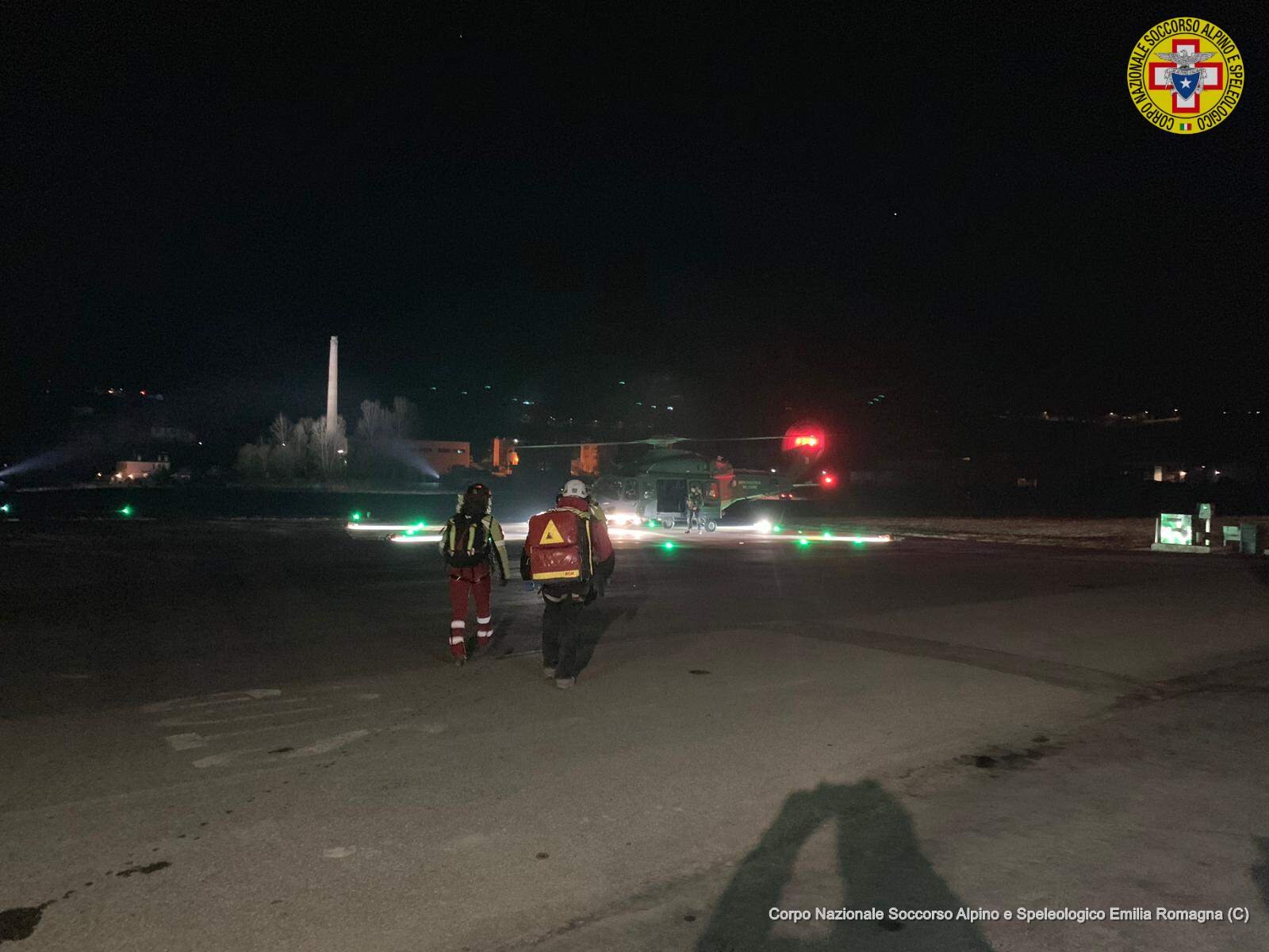 6 gennaio 2019. Monte Barigazzo -VARSI PR. Cacciatore precipita in dirupo. Difficoltose operazioni di soccorso.