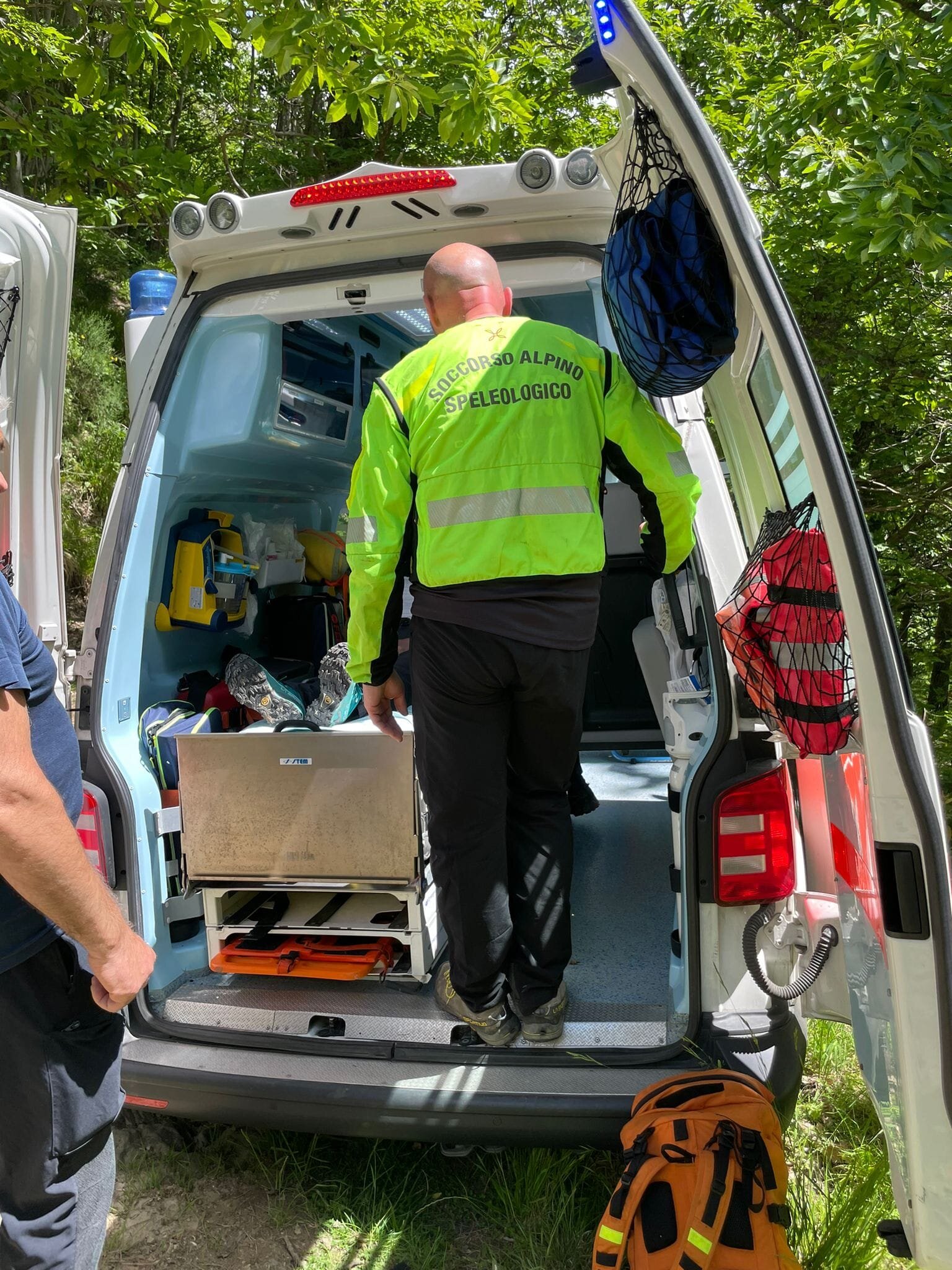 2 giugno 2024. Granaglione ( Alto Reno Terme - BO). Malore durante escursione.