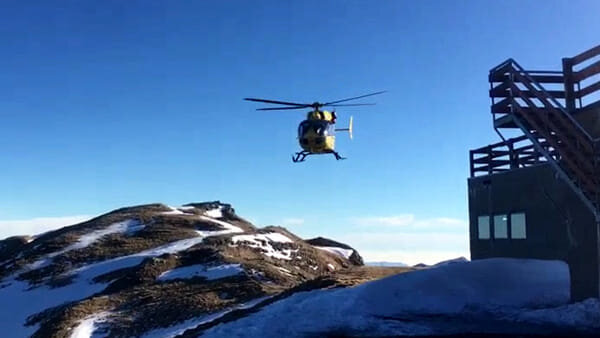29 dicembre 2018. Monte CUSNA (Reggio Emilia). Runner cade in scarpata. Recuperato in stato di forte ipotermia.