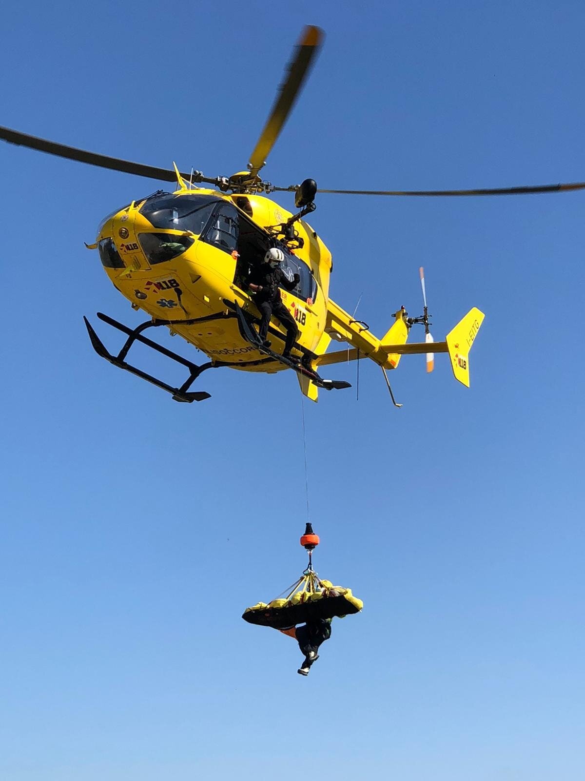 4 maggio 2021. Sasso Marconi (BO). Brutta caduta dalla mountainbike.
