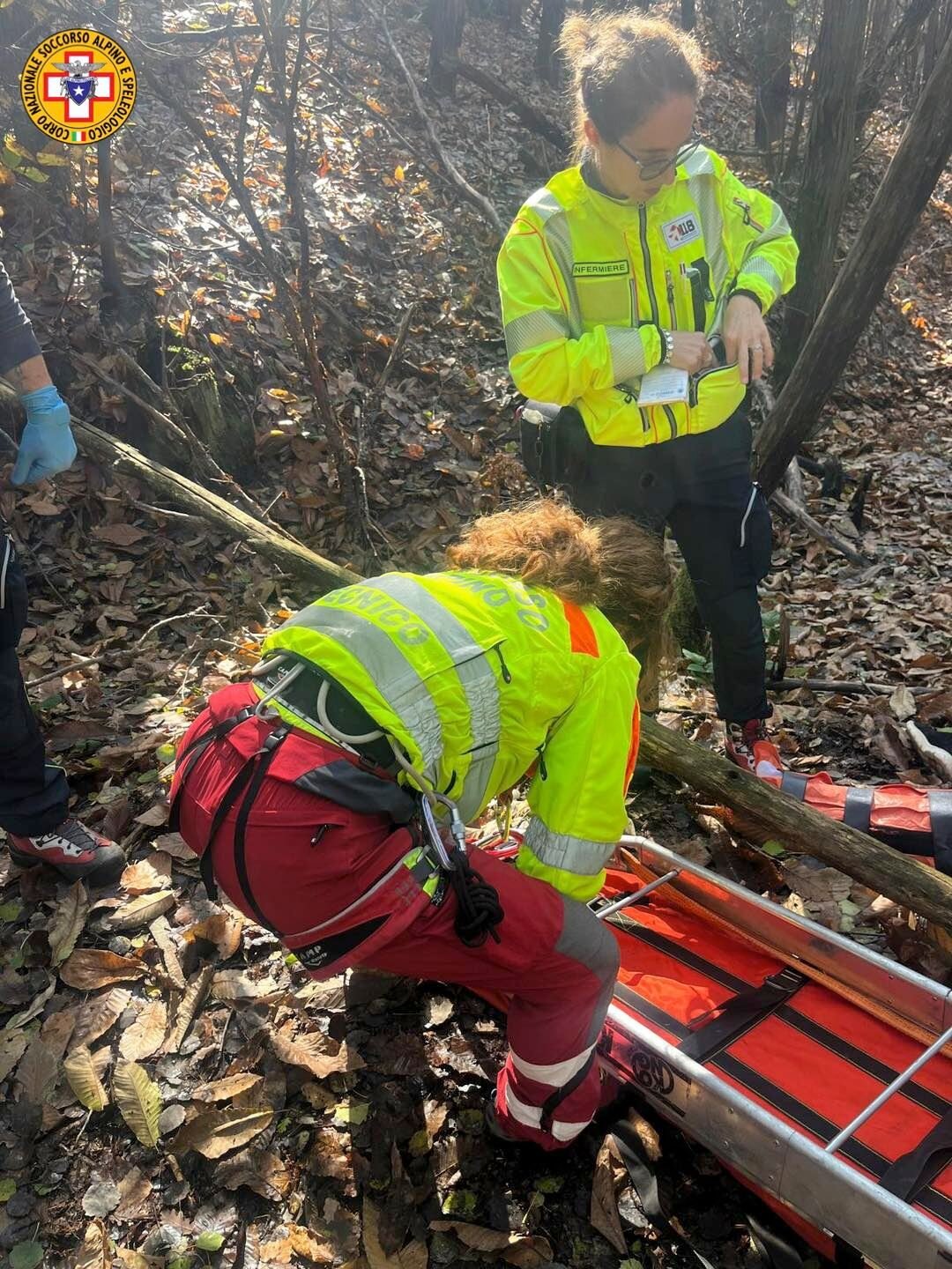 29 ottobre 2024. Pavullo nel Frignano (MO). SI procura un trauma mentre cerca castagne.
