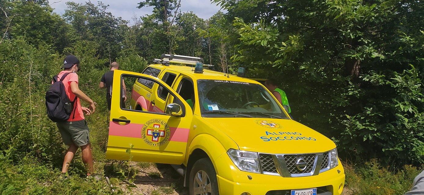 25 luglio 2021. Sentiero delle Miniere (Corchia di Berceto - Pr) Escursionisti perdono l'orientamento.